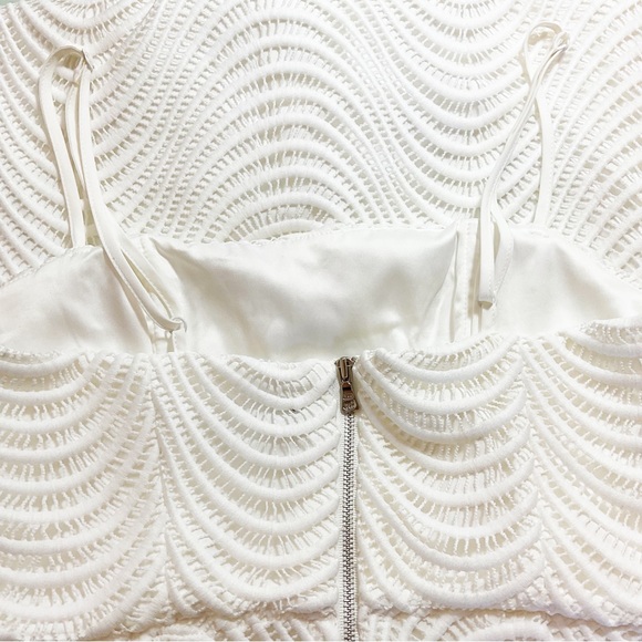 Bardot Spiral Lace Spaghetti Strap Mini Dress - Picture 8 of 14